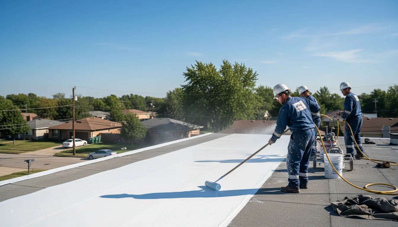 Commercial roof coating in Williford, AR near me